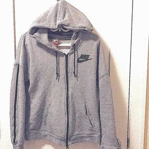 NIKE heathered High-Neck Zip-Front Hoodie ⭐️⭐️⭐️⭐️